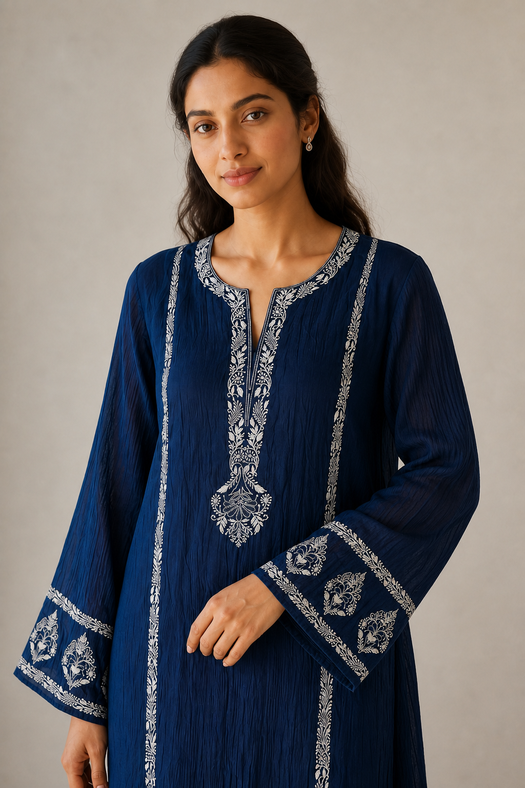 Dia Mul Chanderi set