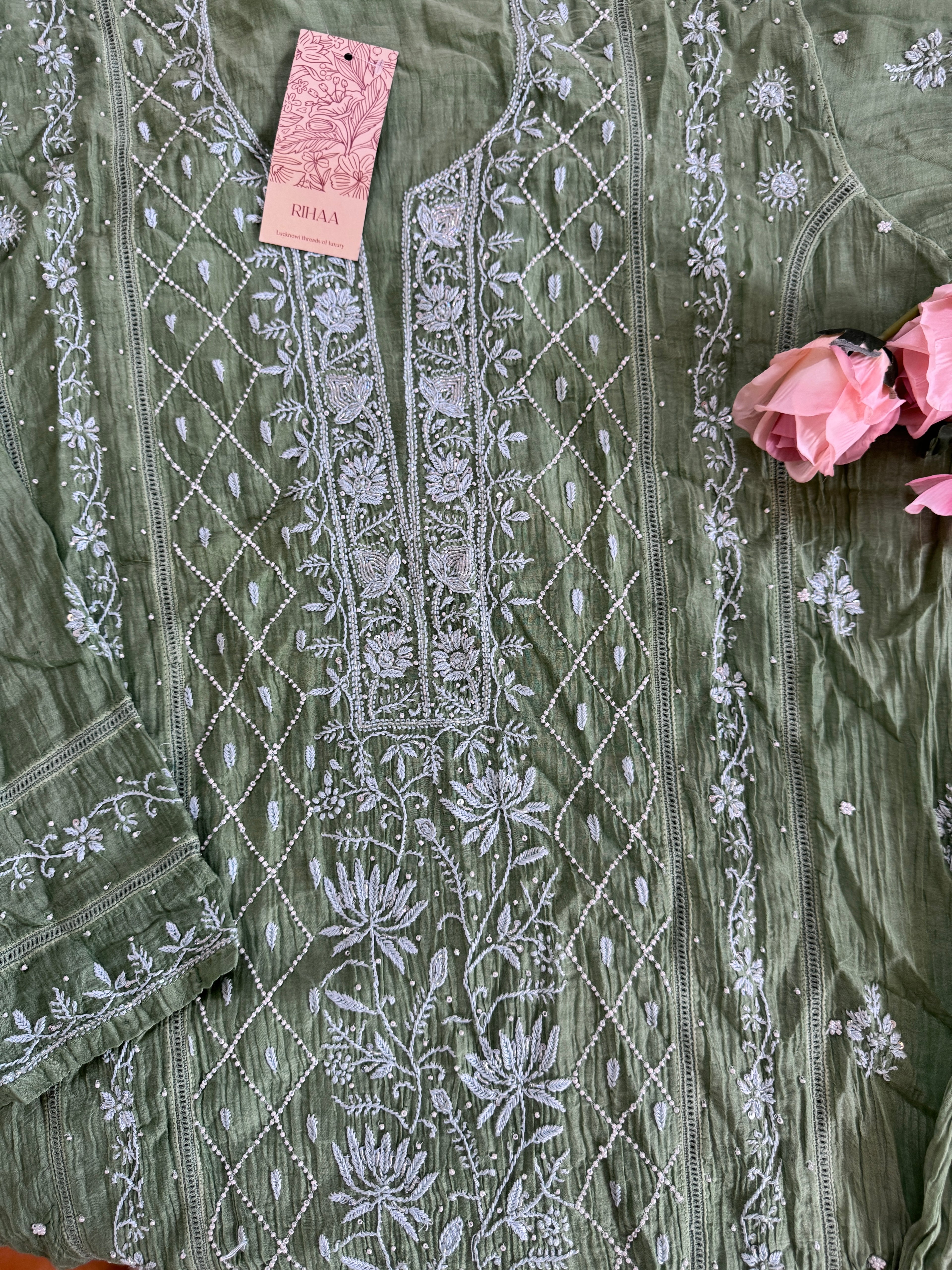 Pure Mul Sem-stitched Suit with heavy front panel