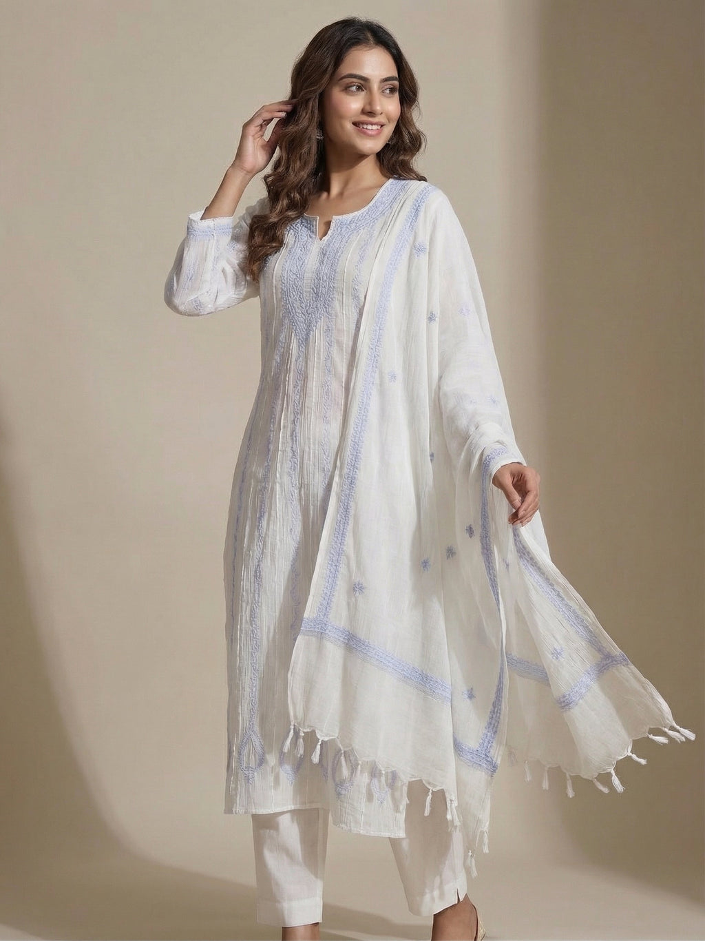 Lili Mul cotton Anarkali