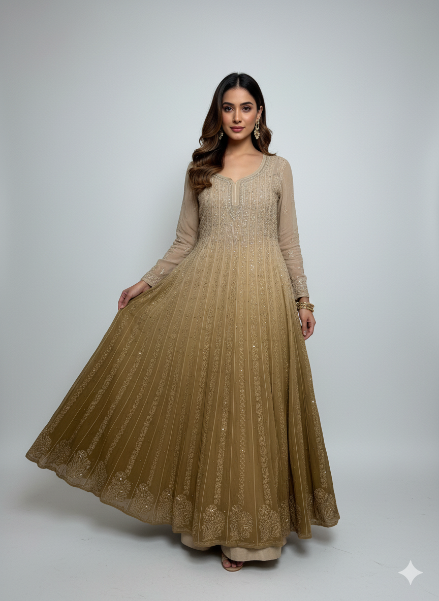 Nia Georgette Anarkali