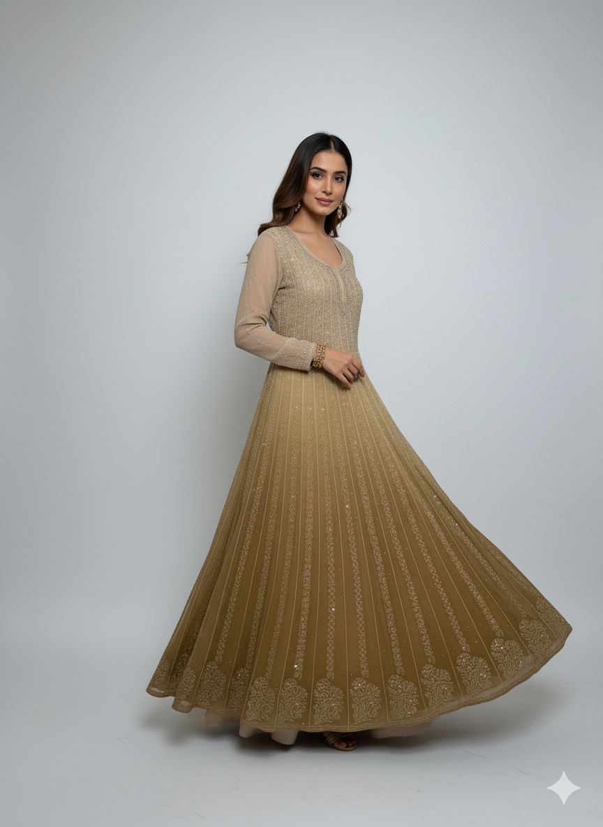 Nia Georgette Anarkali