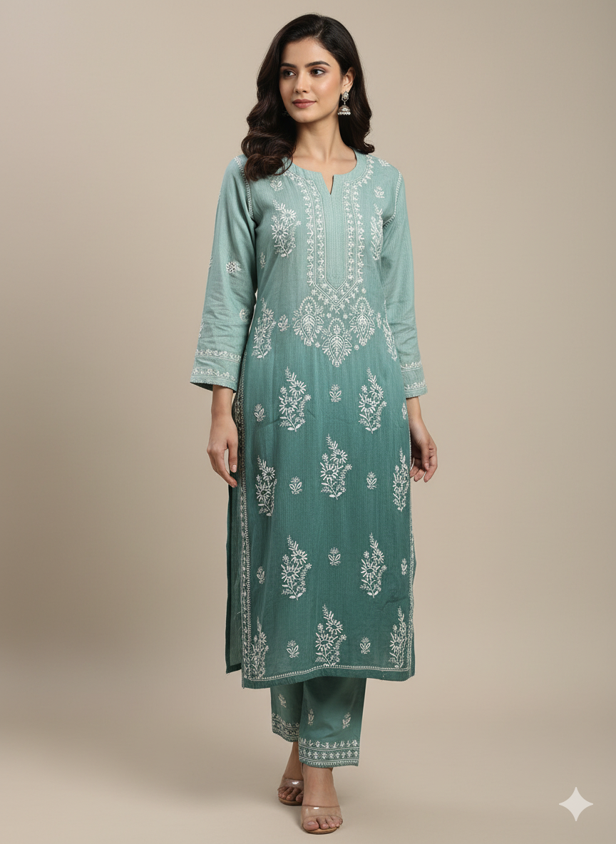 Diya Mul Ombre Kurti
