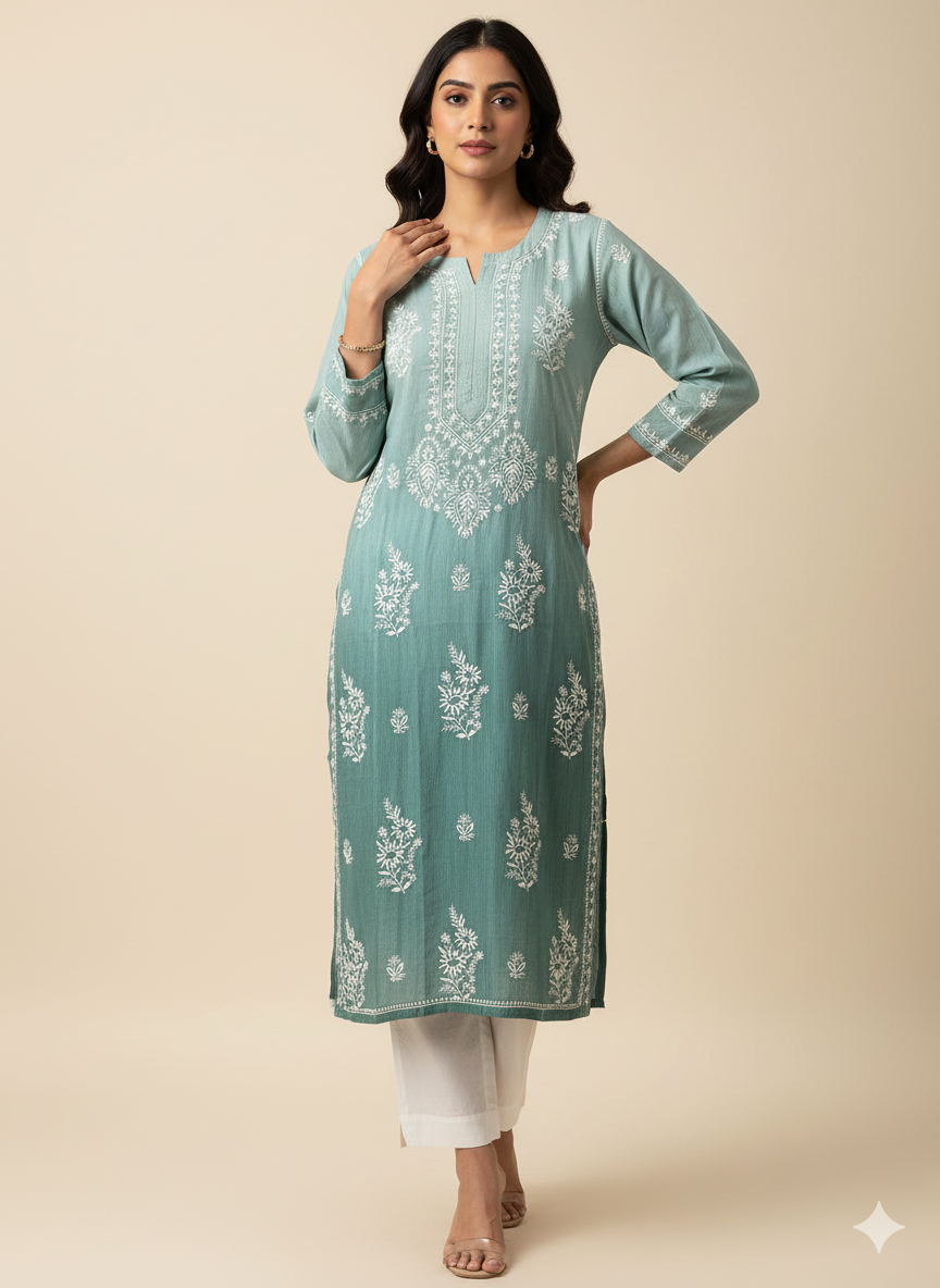 Diya Mul Ombre Kurti