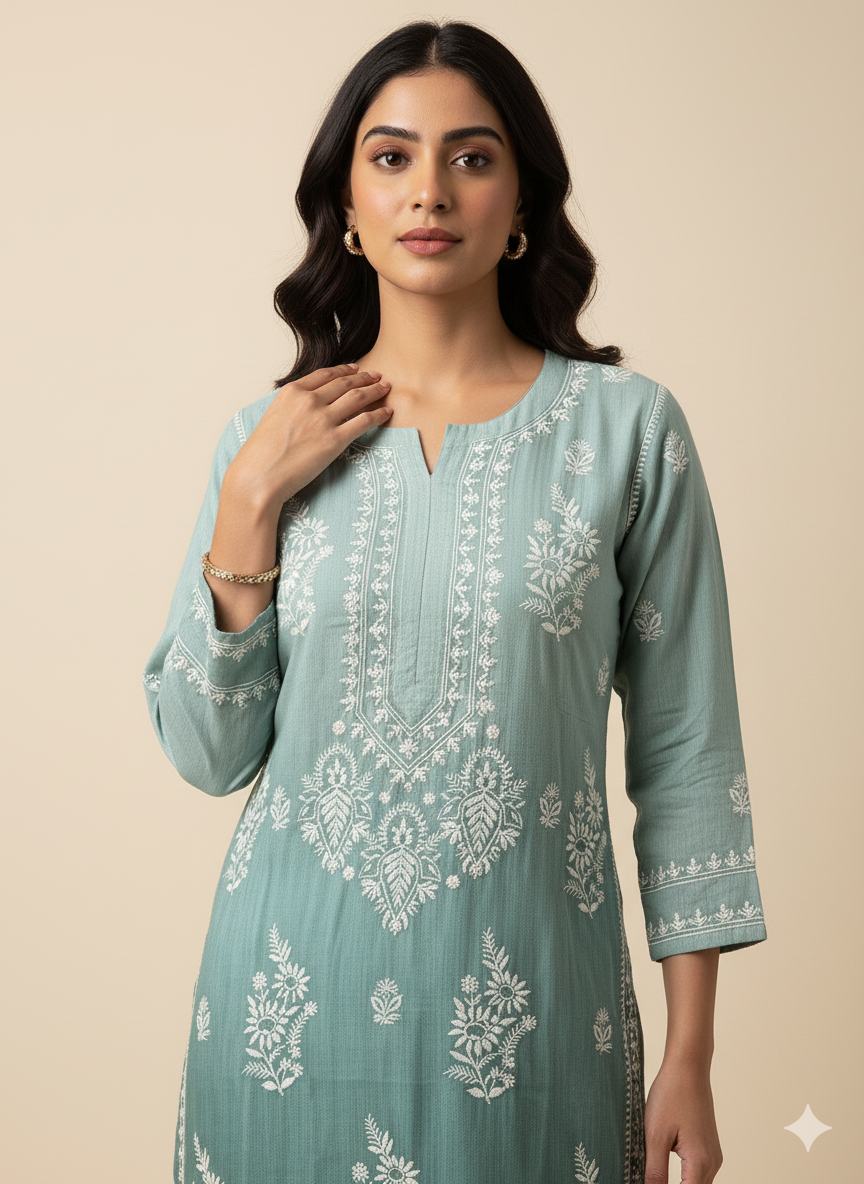 Diya Mul Ombre Kurti