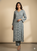Pure Mal Chanderi Dupatta set