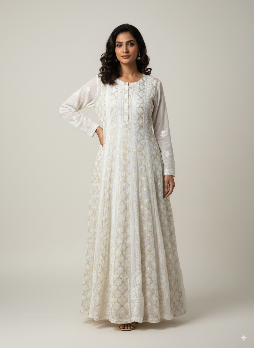 Khwaab Brocade A-line kurti