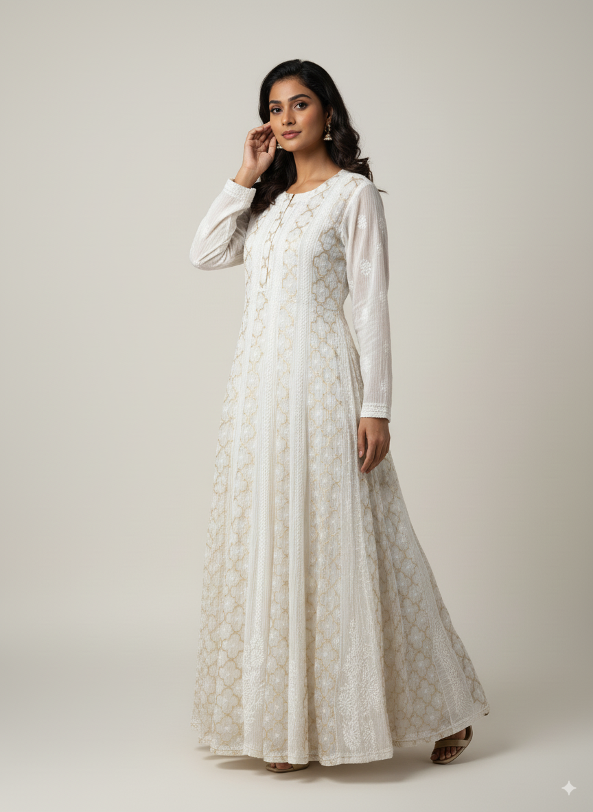 Khwaab Brocade A-line kurti