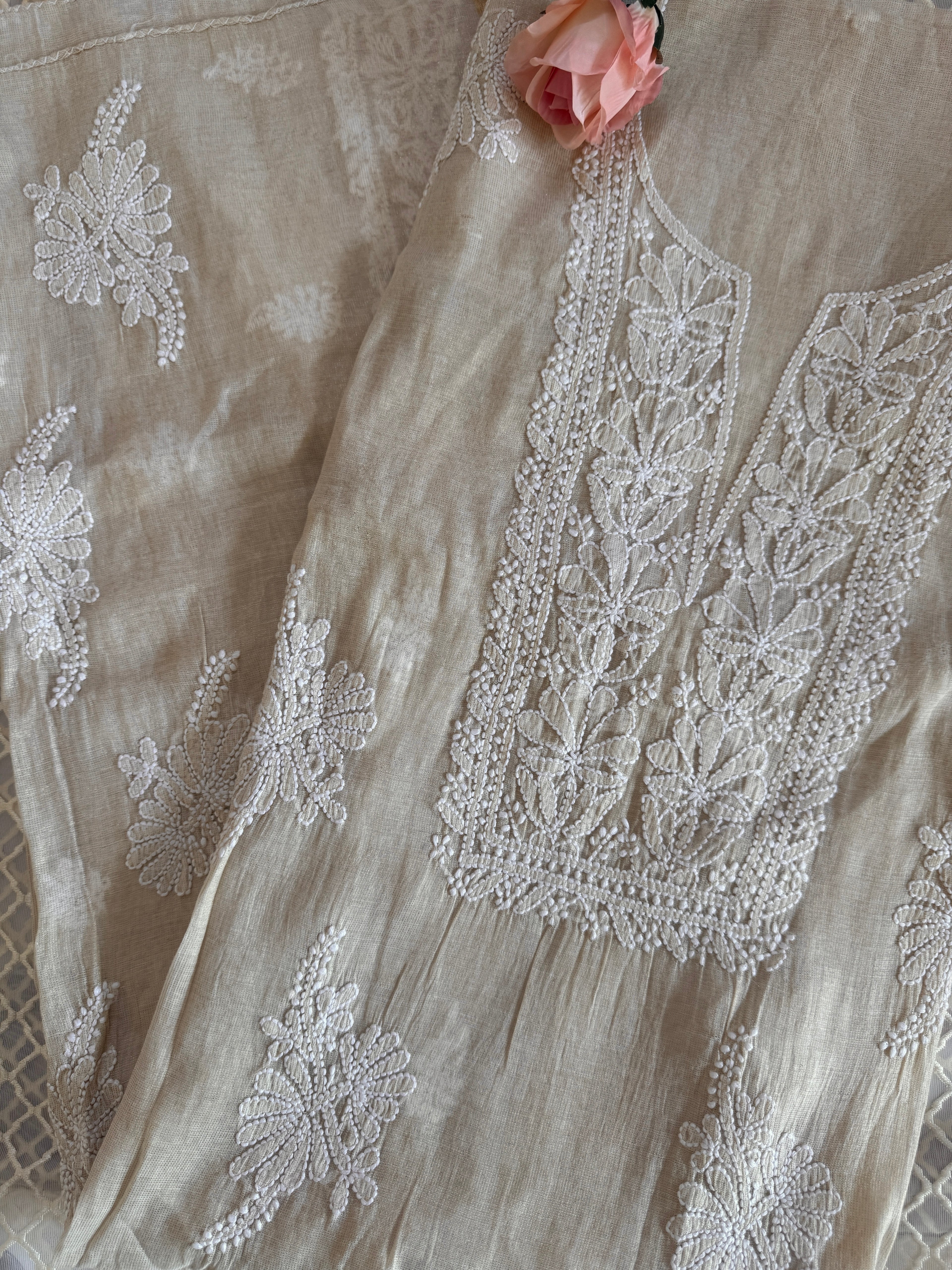 Pure Tissue Kurta Fabric